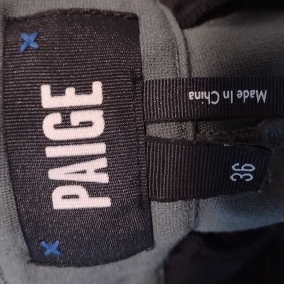 Paige Stafford Transend Knit Pants, 36, Jaded Crystal, NWOT - Picture 6 of 8